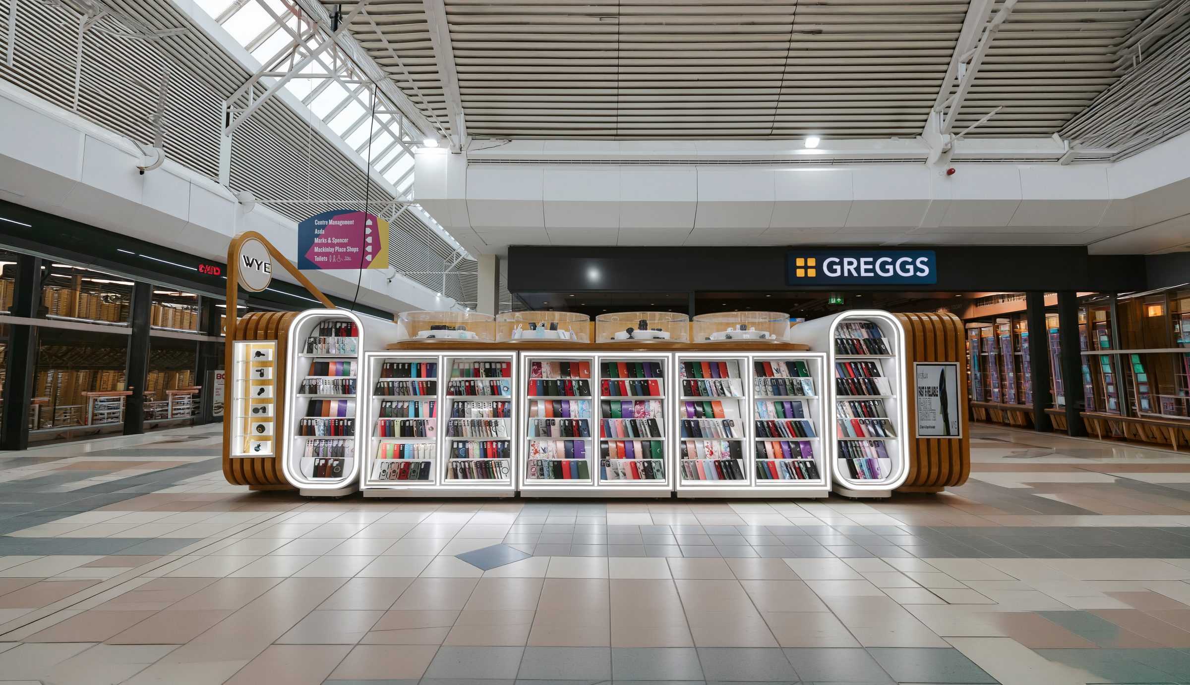 WYE shop fit-out interior